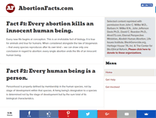 Tablet Screenshot of abortionfacts.com